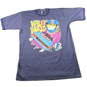 Vintage 1990s Wally Dallenbach #43 STP "Wally World"‎ Graphic Tee XL